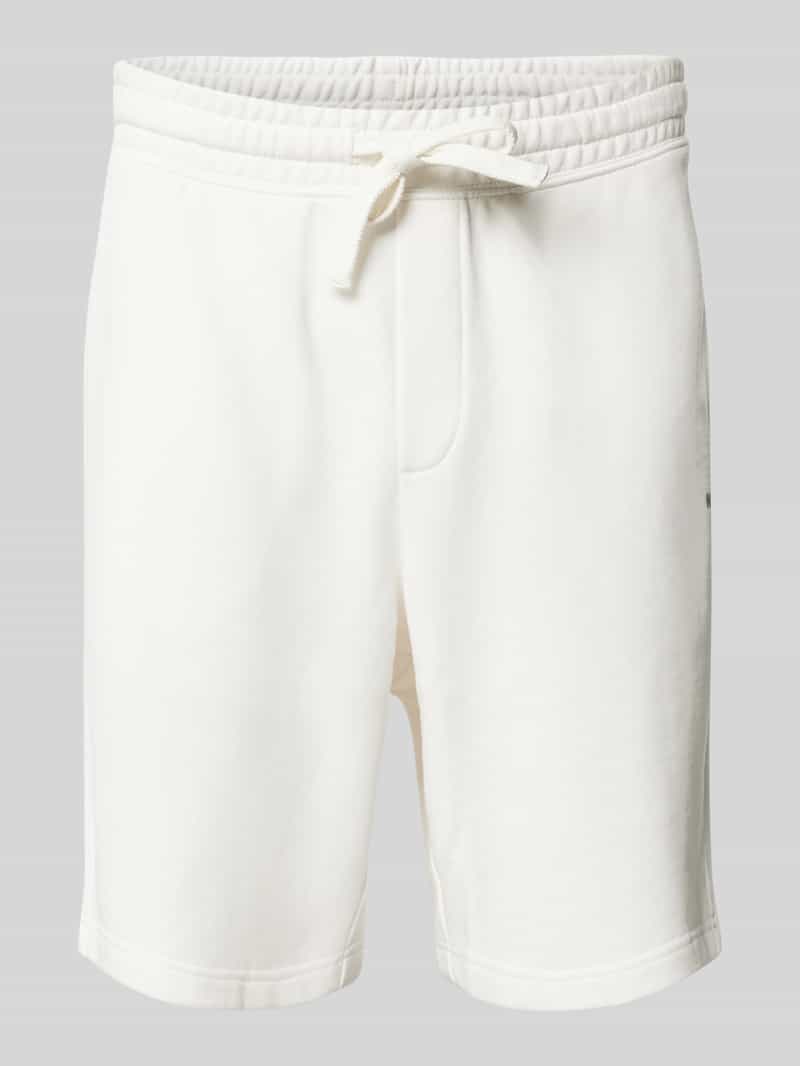 HUGO Sweatshorts met labelprint model 'Nomario'