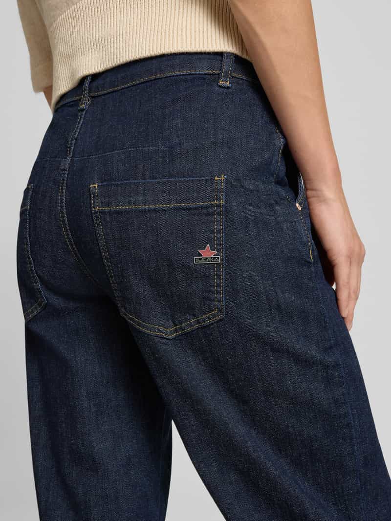Buena Vista Baggy fit jeans in verkorte pasvorm model 'BARREL'