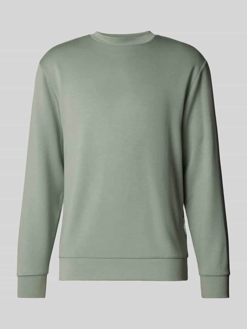 Selected Homme Sweatshirt met ribboorden model 'EMANUEL'