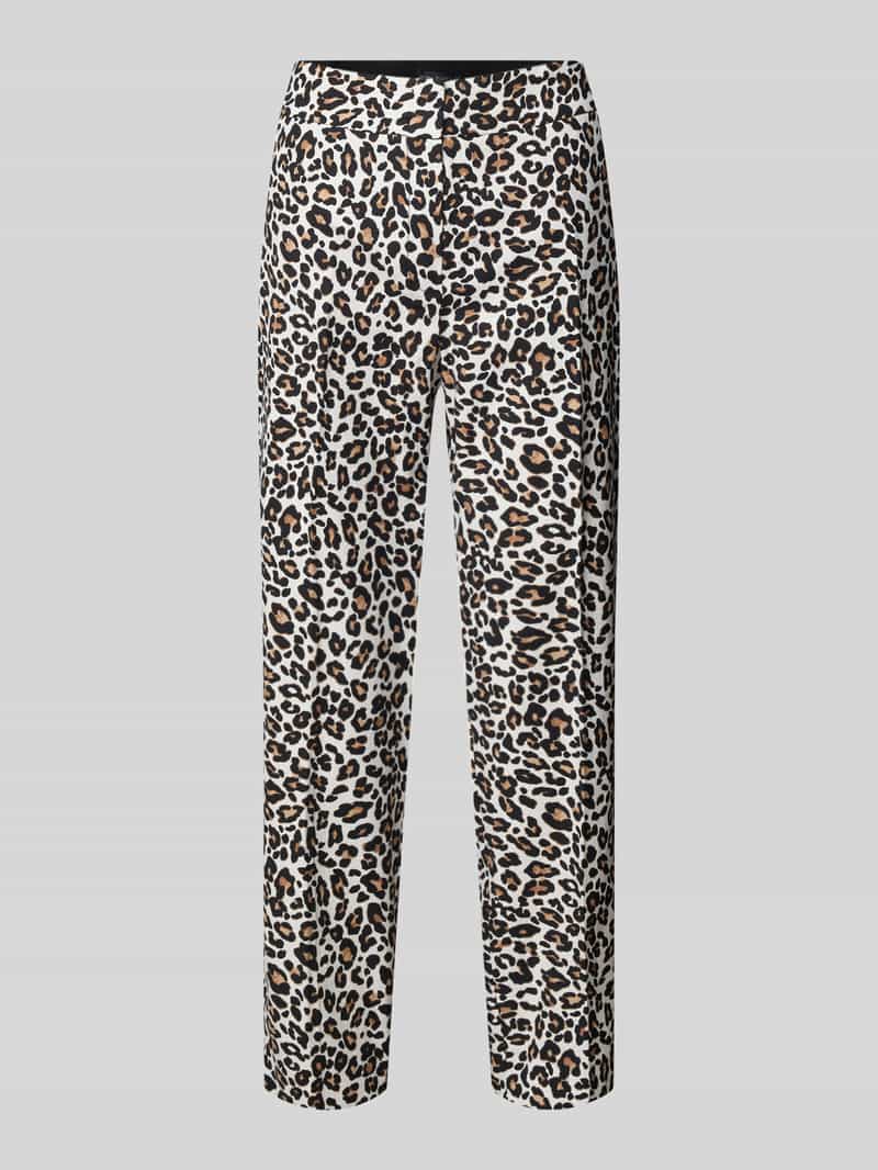 Betty Barclay Slim fit pantalon met persplooien