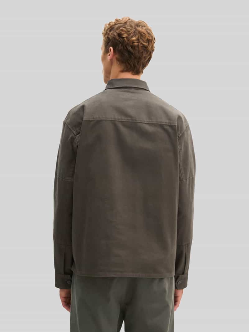 Marc O'Polo Overshirt met klepzakken van katoenmix