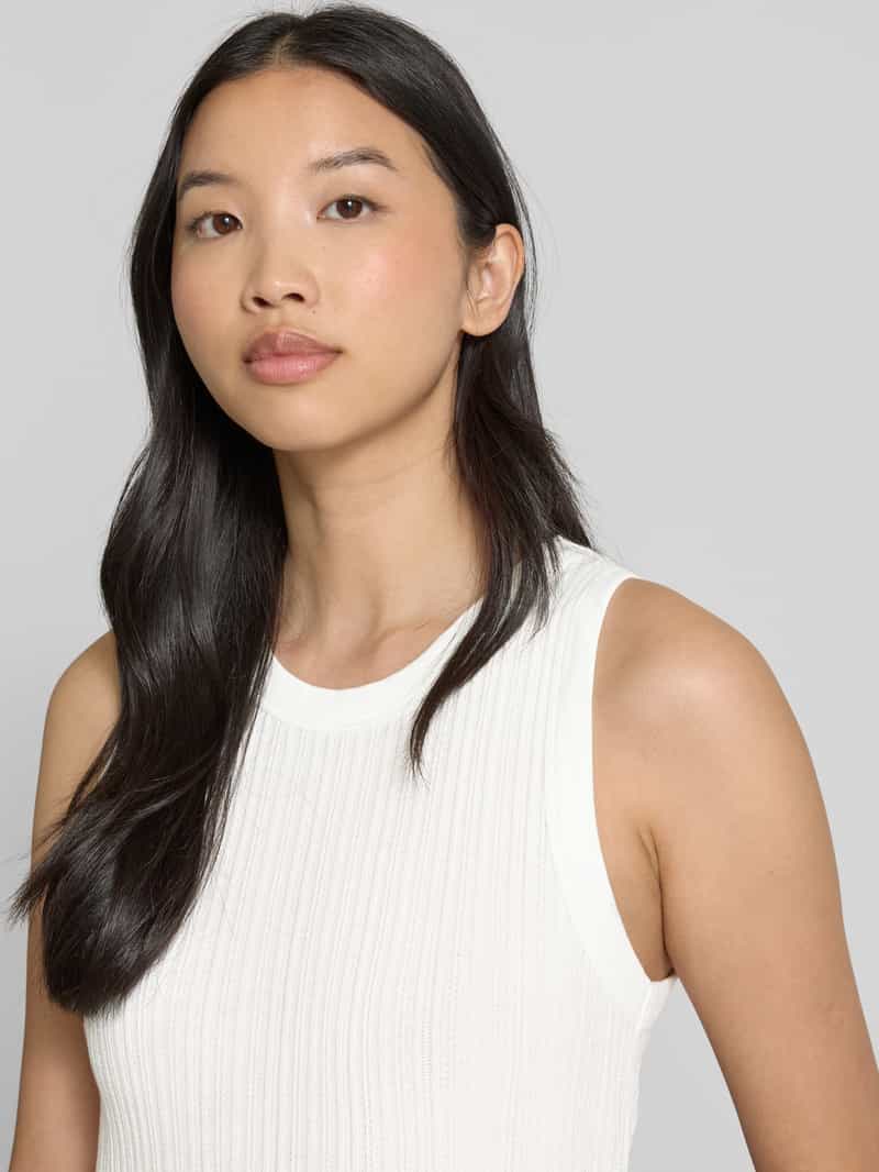 drykorn Top in fijnriblook model 'OLINA'