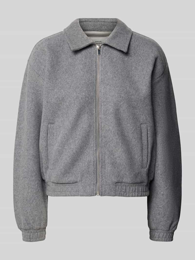 Opus Sweatjack met fleece-binnenkant model 'Gerzi'