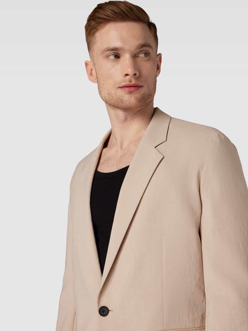 HUGO 1-knoops colbert met klepzakken model 'Kris'