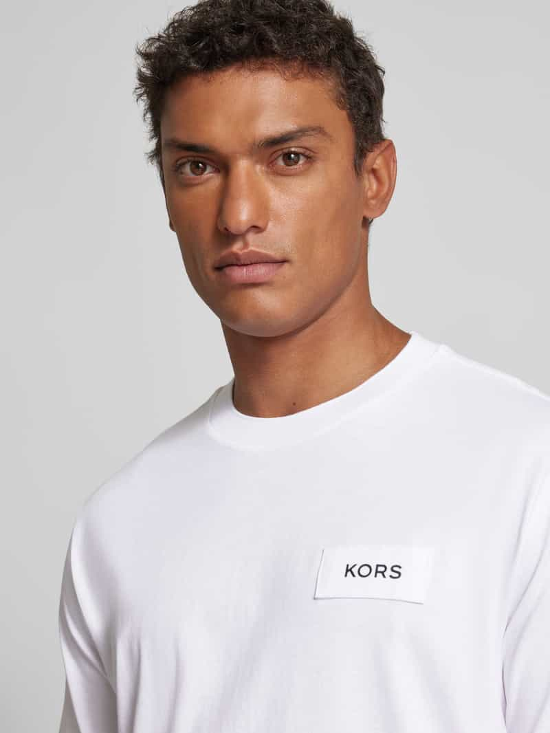 Michael Kors T-shirt met labelpatch