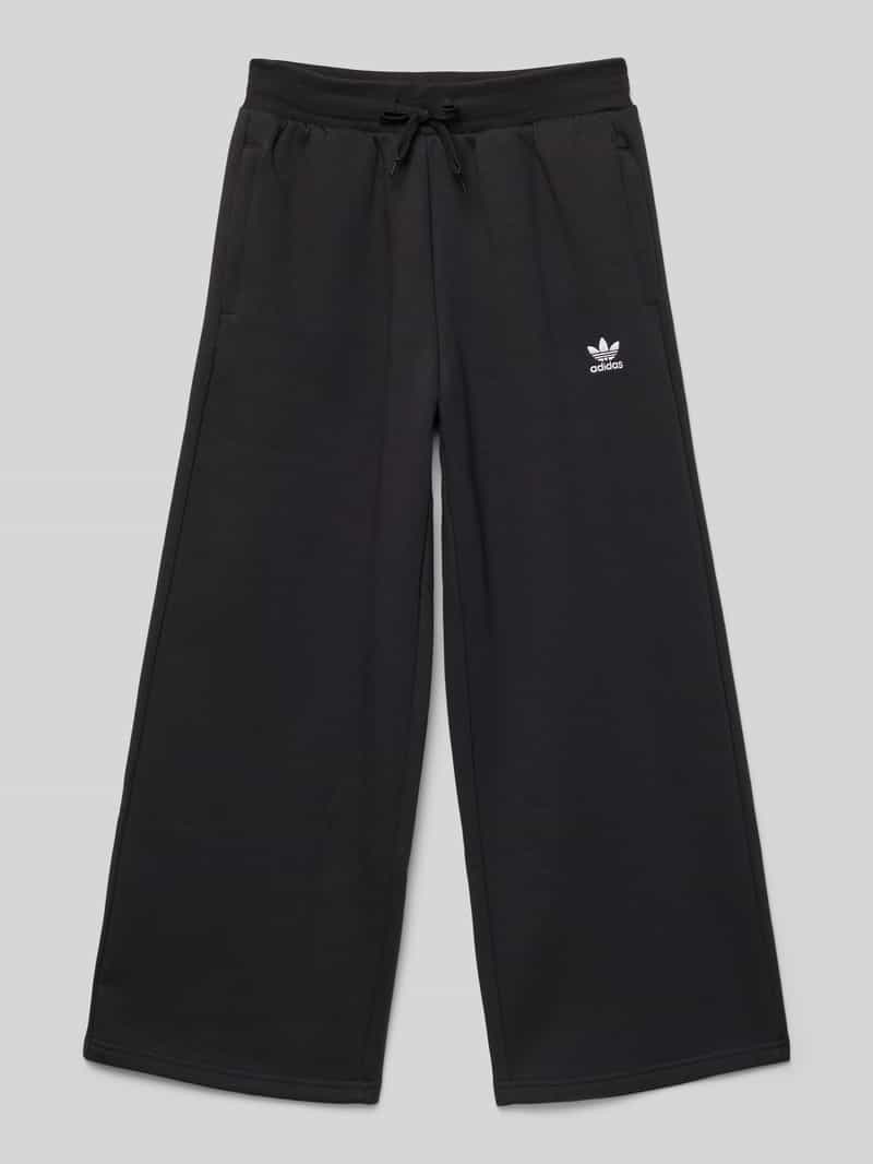 adidas Originals Wide fit sweatpants met logostitching