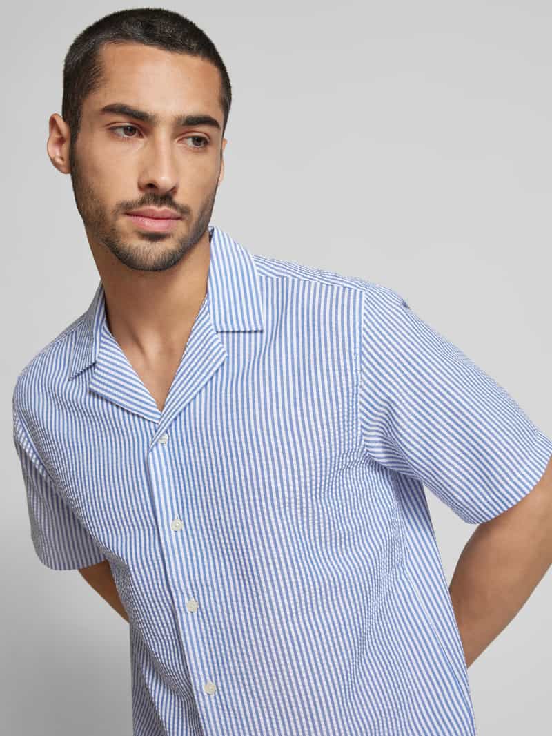 Redefined Rebel Regular fit vrijetijdsoverhemd met reverskraag model 'Jonas'