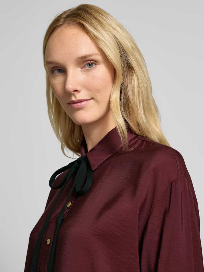 Jake*s Collection Regular fit overhemdblouse van viscosemix