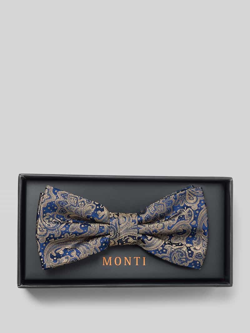 Zijden strik met paisleymotief, model 'Flavio'