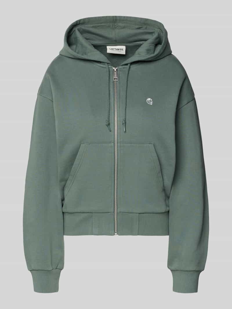 Carhartt Work In Progress Sweatjack met kangoeroezak