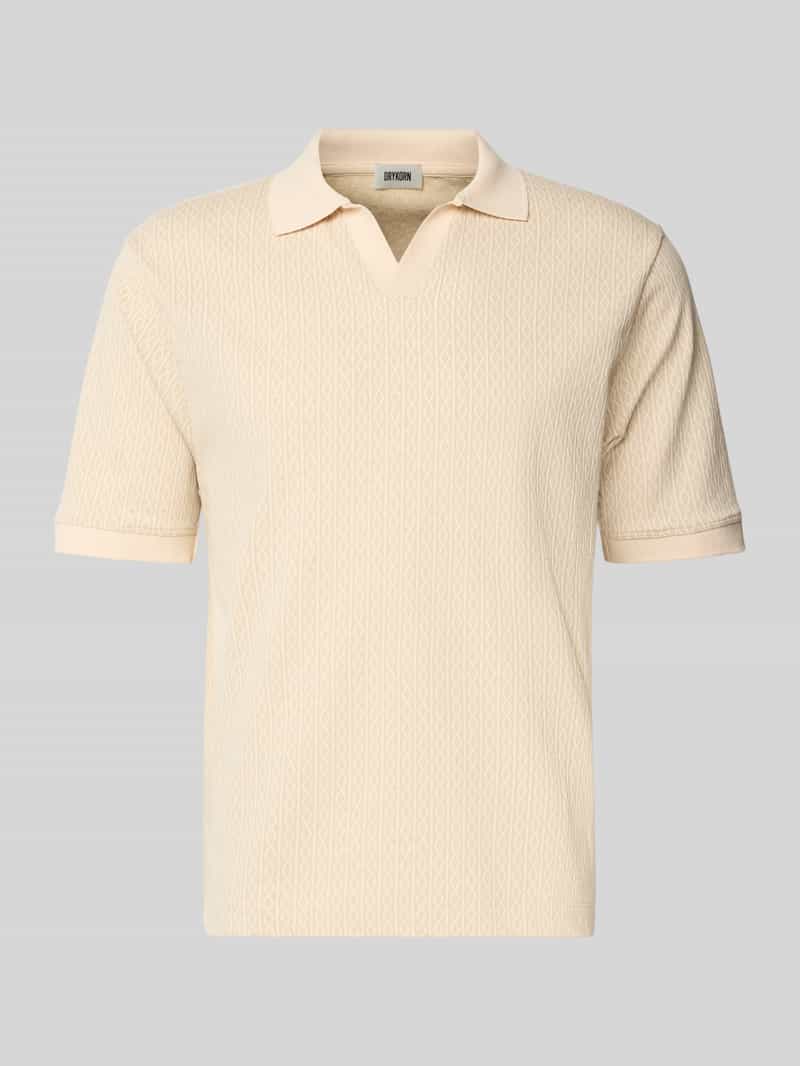 regular fit poloshirt met V-hals model 'ACAYO'