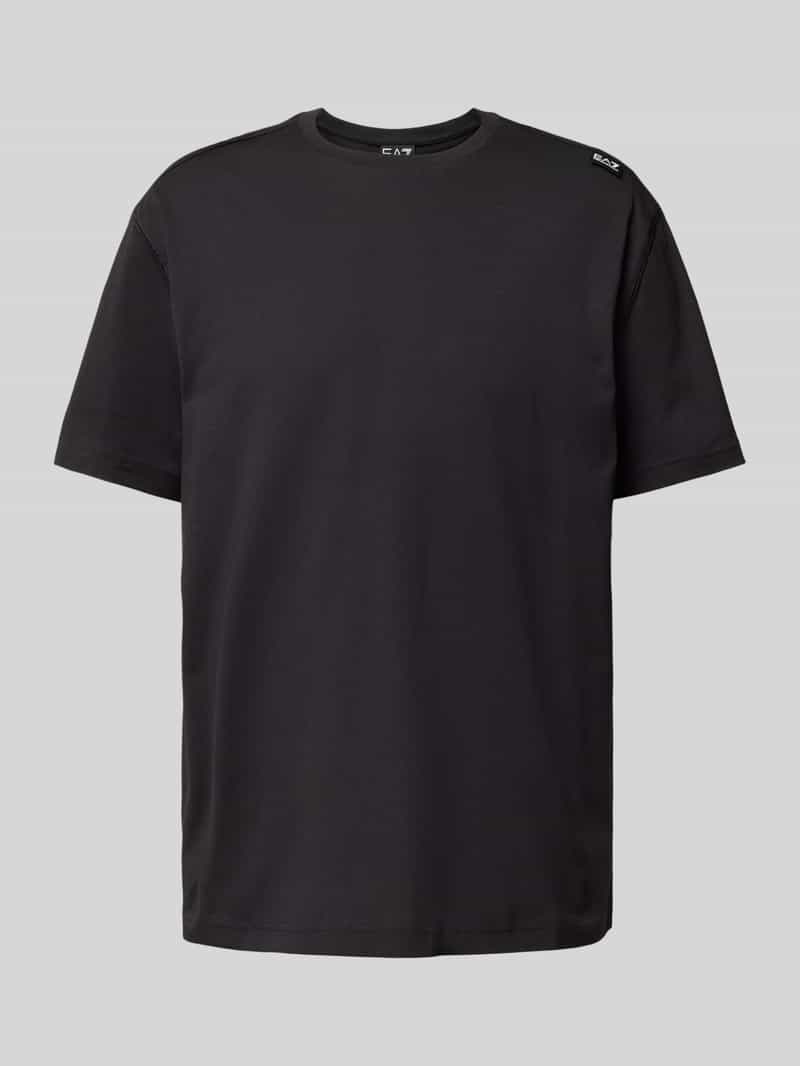 EA7 Emporio Armani T-shirt met labelpatch