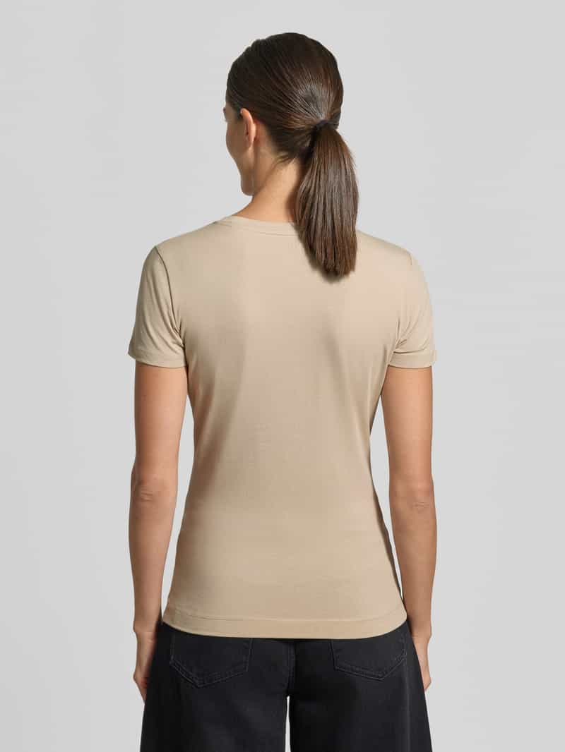 Guess slim fit T-shirt van elastische katoenmix model 'SAVANNA'