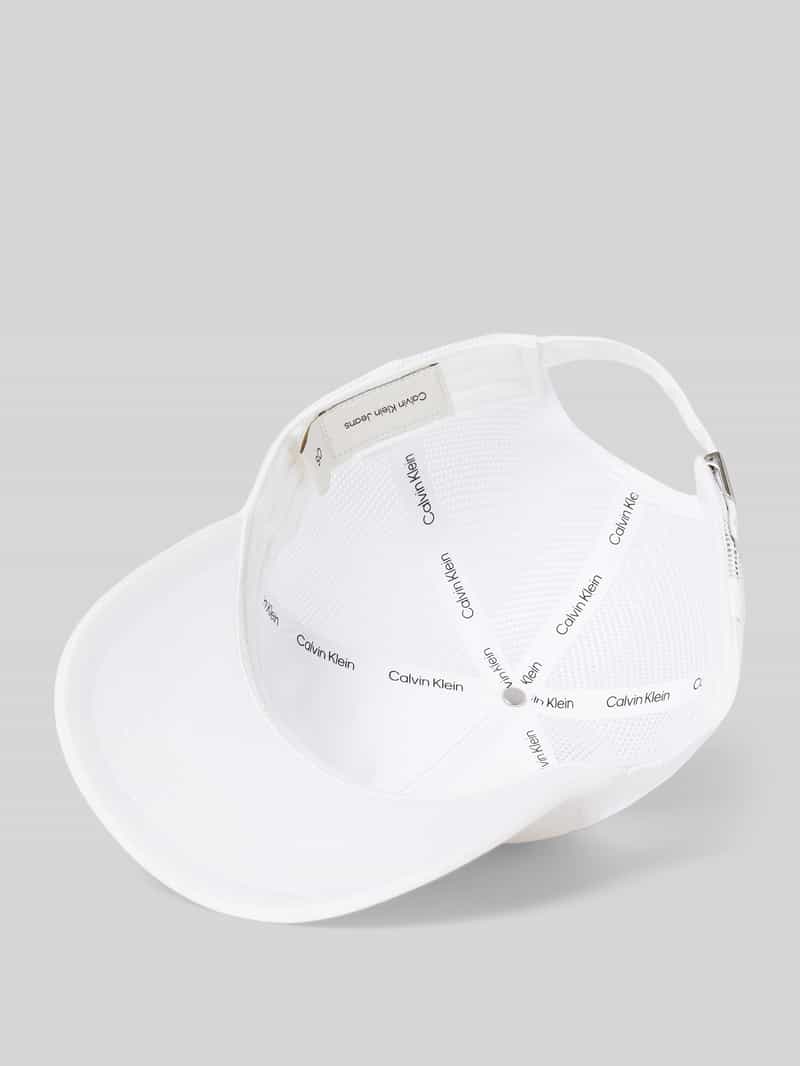 CK Calvin Klein Baseballpet met labelstitching