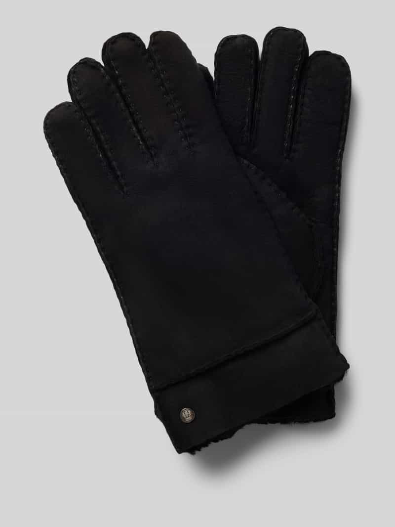 Handschoenen van echt lamswol model 'Bergen'