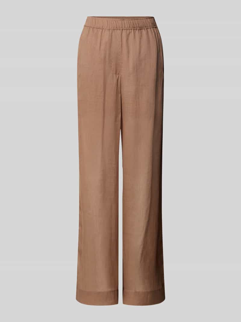 Christian Berg Woman Wide fit stoffen broek met elastische band