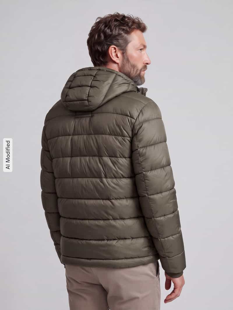 Strellson Regular fit gewatteerd jack met storm cuffs model 'BAVENO'