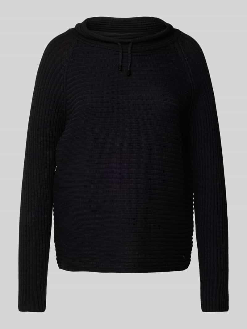 Gebreide pullover met tunnelkoord