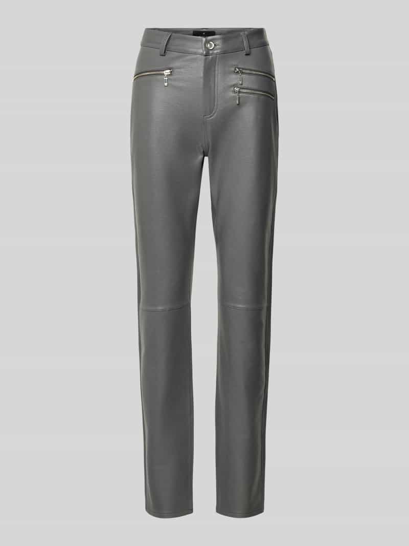 monari Stoffen broek met ritszakken