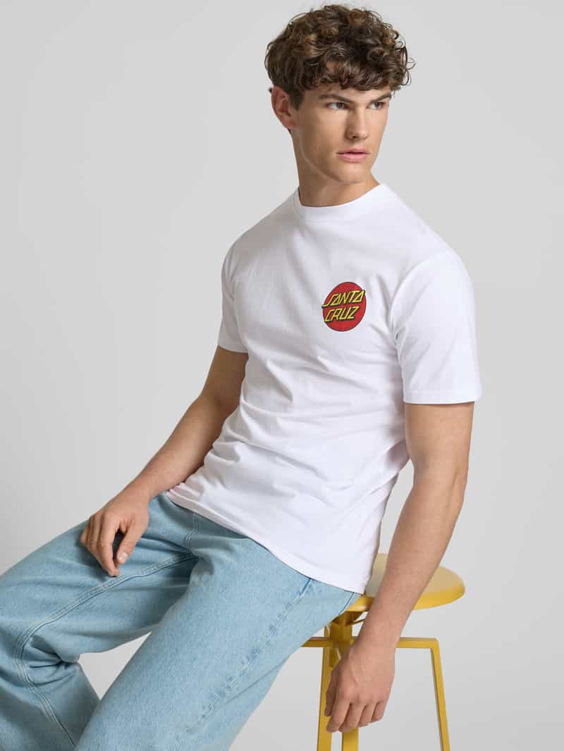 Santa Cruz T-shirt met labelprint