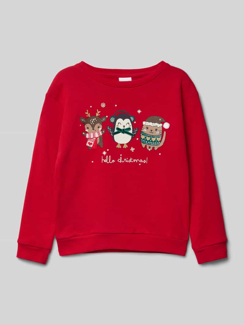 name it Sweatshirt met ronde hals model 'TINSEL'