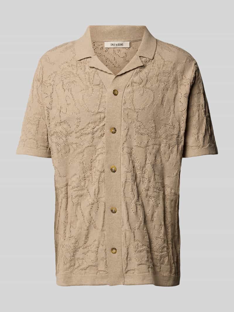 Only & Sons Vrijetijdsoverhemd met reverskraag model 'DAN'