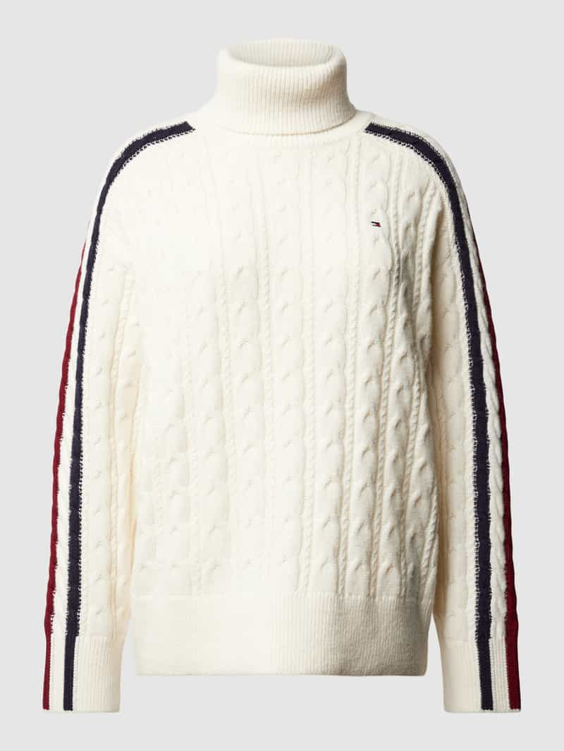 Tommy Hilfiger Gebreide pullover met contraststrepen, model 'GLOBAL'