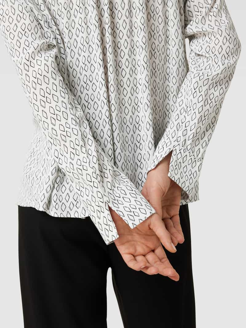 Esprit Blouse van viscose met all-over motief