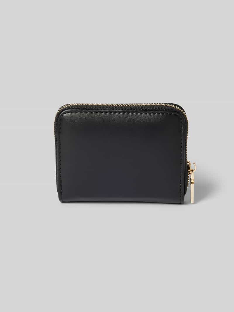 Seidenfelt Portemonnee in leerlook model 'YLVA'