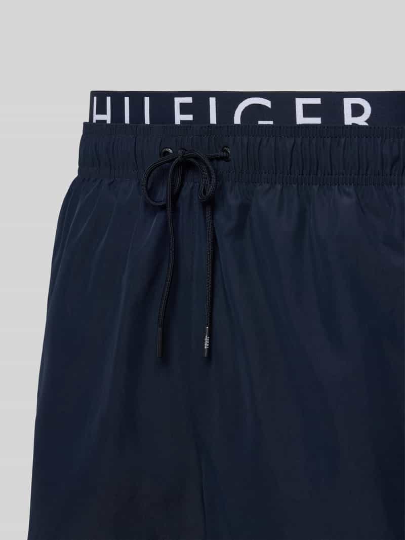 Tommy Hilfiger Regular fit zwembroek met label in band