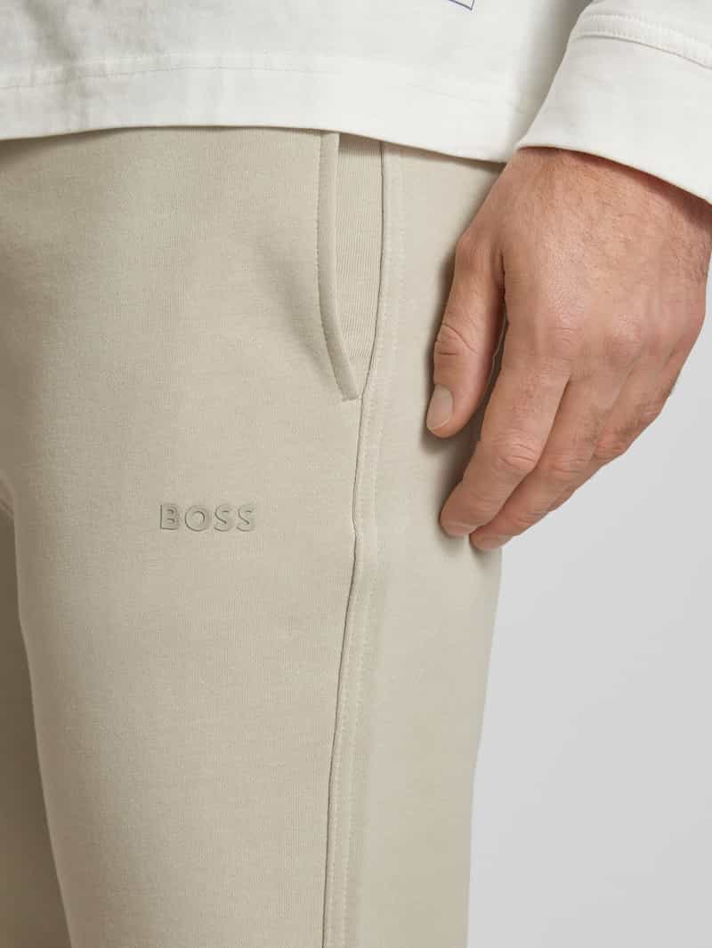 Boss Orange Regular fit sweatpants met tunnelkoord model 'SeChup'