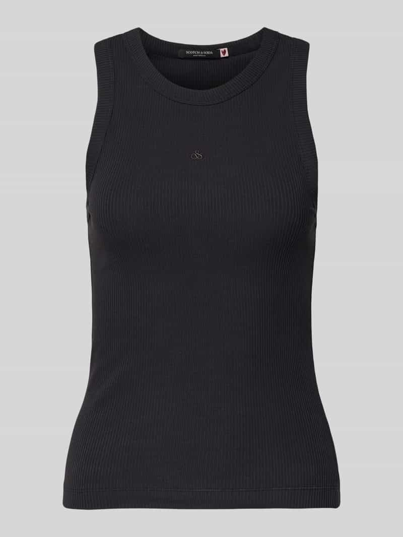 Scotch & Soda Tanktop met logostitching