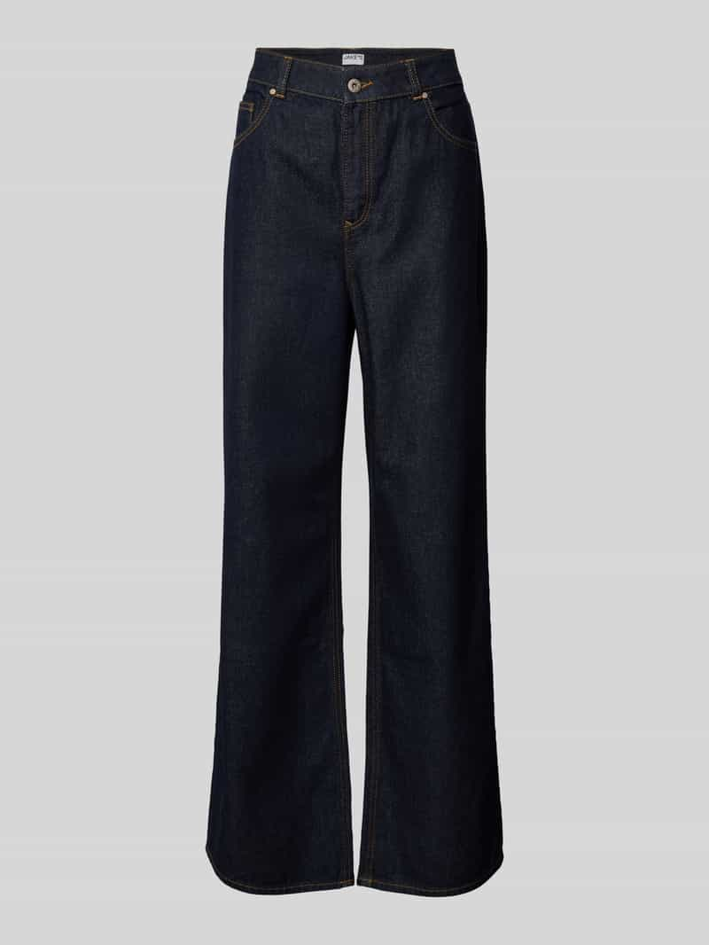 Jake*s Casual Bootcut jeans van puur katoen