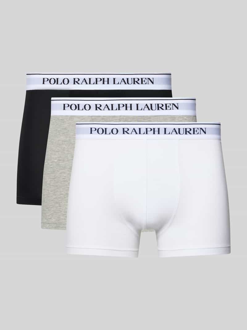Skinny fit boxershorts van katoenmix in Set van 3
