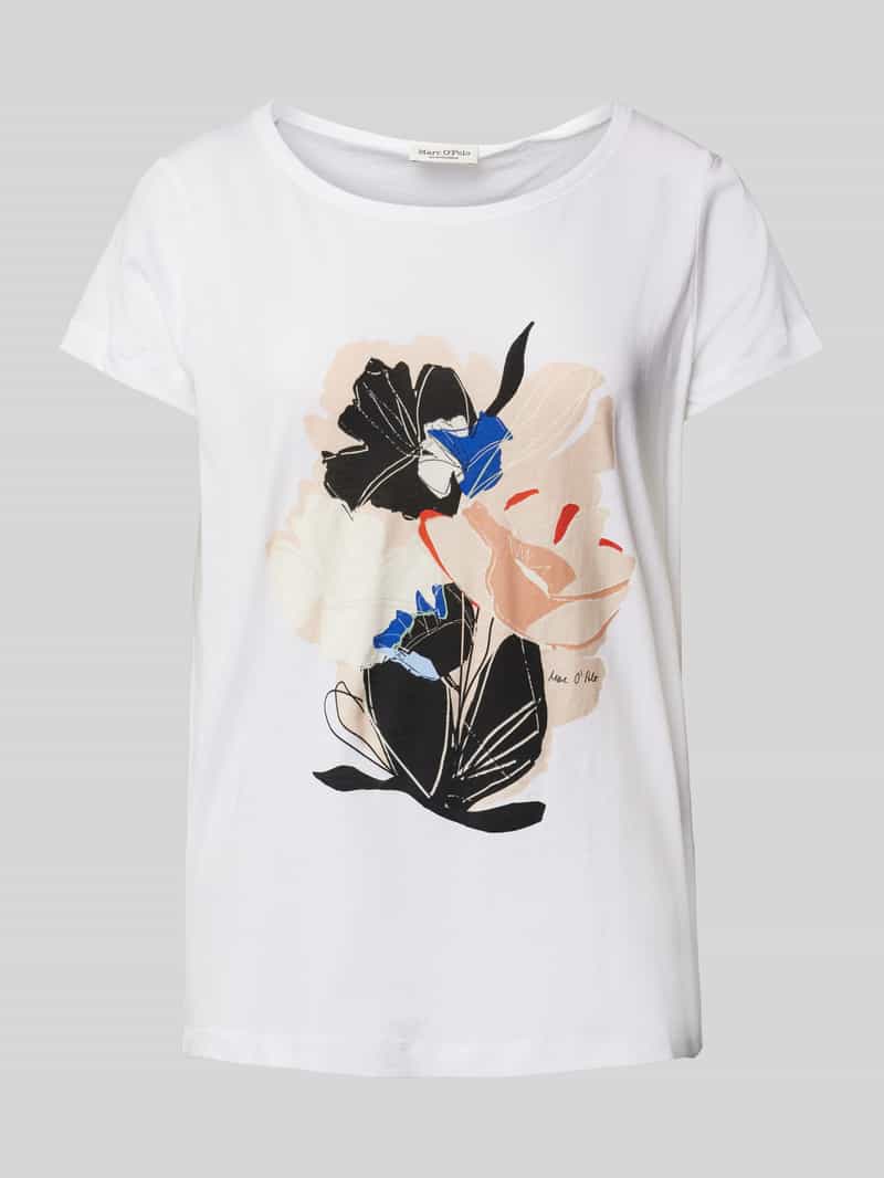 Marc O'Polo Regular fit T-shirt van puur katoen