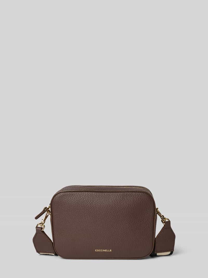 Coccinelle Handtas met labelapplicatie model 'TEBE'