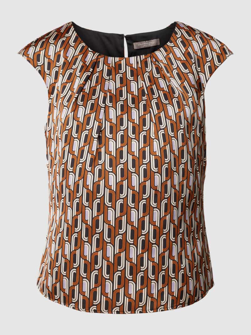 Christian Berg Woman Selection Blouse met all-over motief