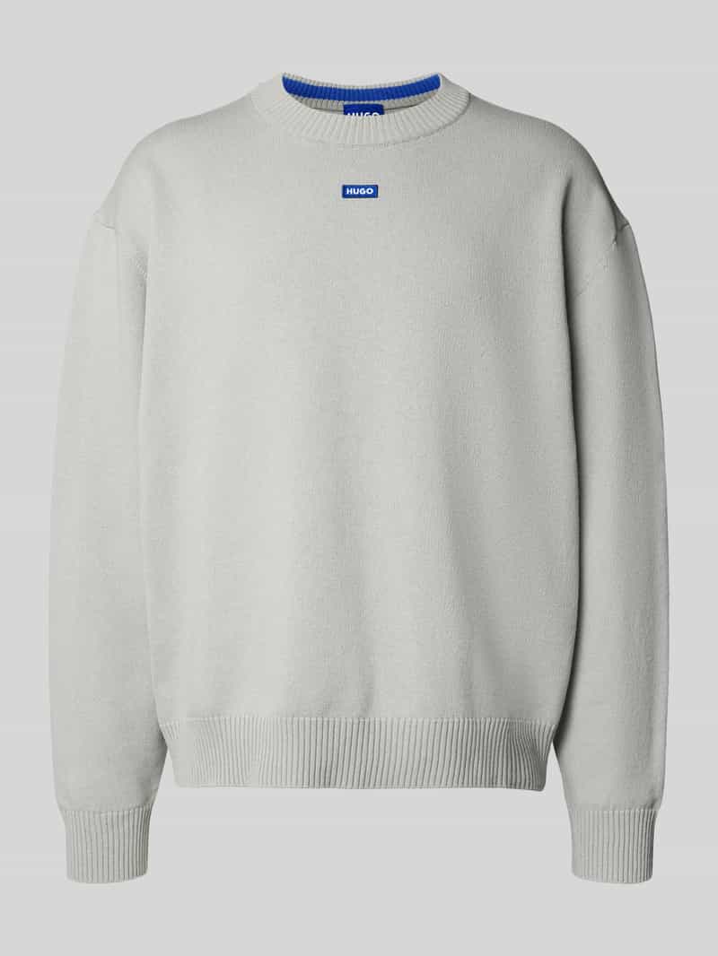 OTTO HUGO Blue Trui met ronde hals San Casey