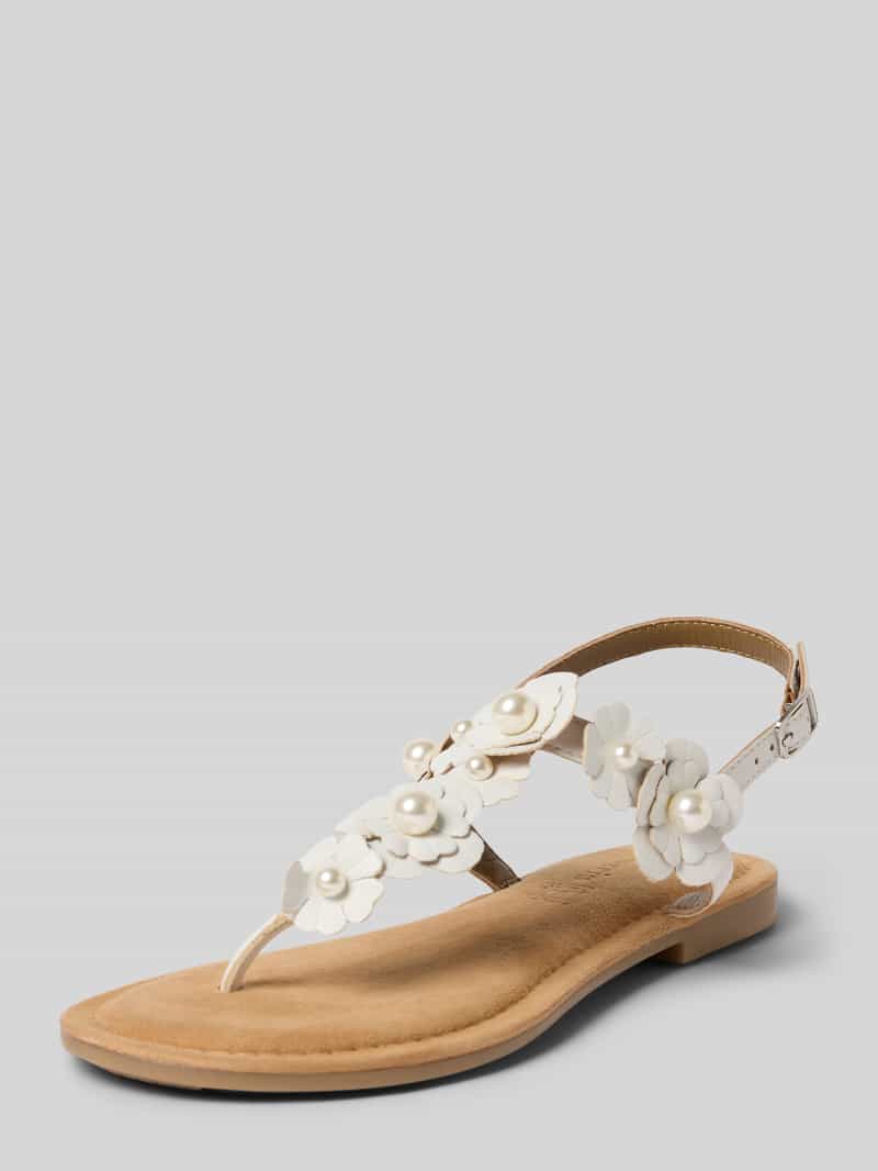 Teenslippers van echt leer