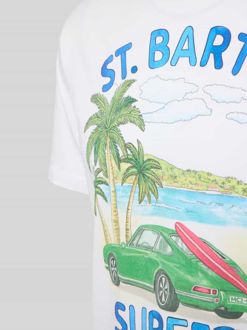 MC2 Saint Barth T-shirt met motiefprint