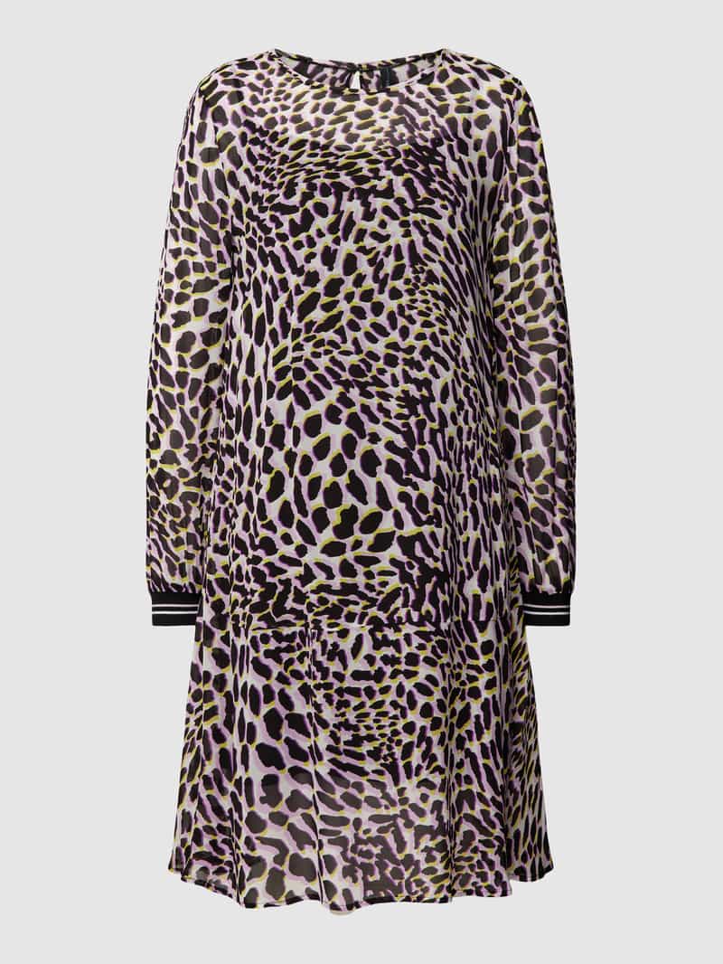 Marc Cain Knielange jurk met dierenprint