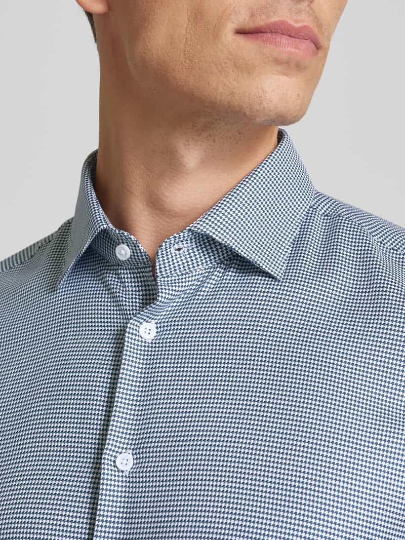 seidensticker Slim fit zakelijk overhemd met structuurmotief