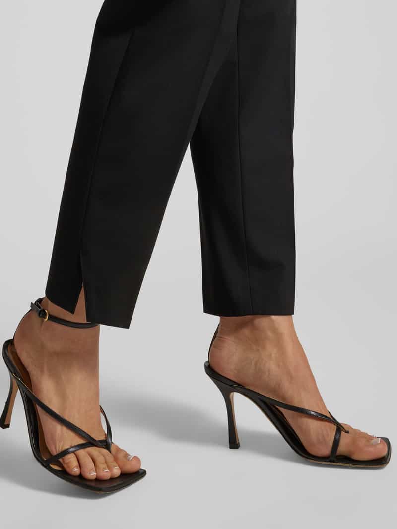 Christian Berg Woman Selection Regular fit stoffen broek met persplooien