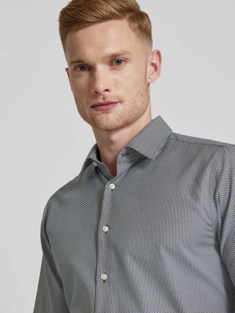 JOOP! Collection Slim fit zakelijk overhemd met kentkraag model 'Pierce'