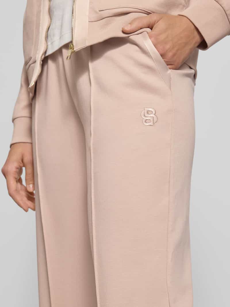 Boss Regular fit sweatbroek van katoenmix model 'SHINY B'