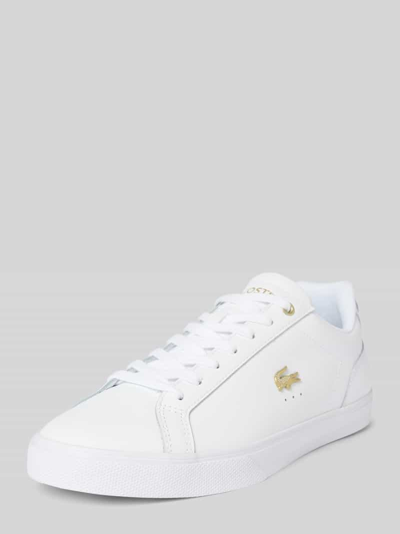 Lacoste Leren sneakers met labelapplicatie, model 'LEROND'