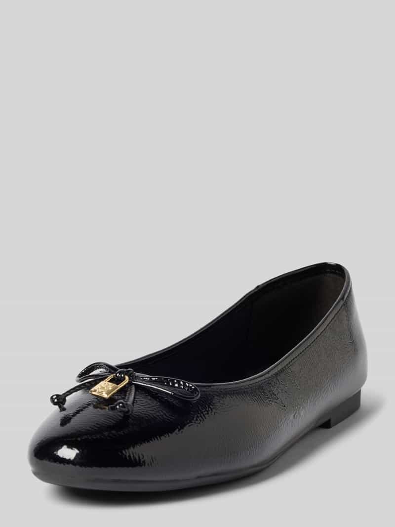 Tommy Hilfiger Ballerina's van lakleer