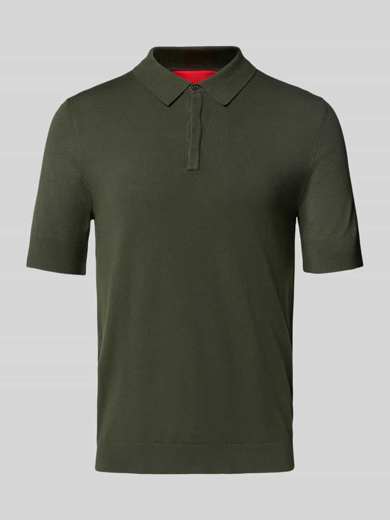 HUGO Regular fit poloshirt van viscosemix model 'SAN PETER-CV'