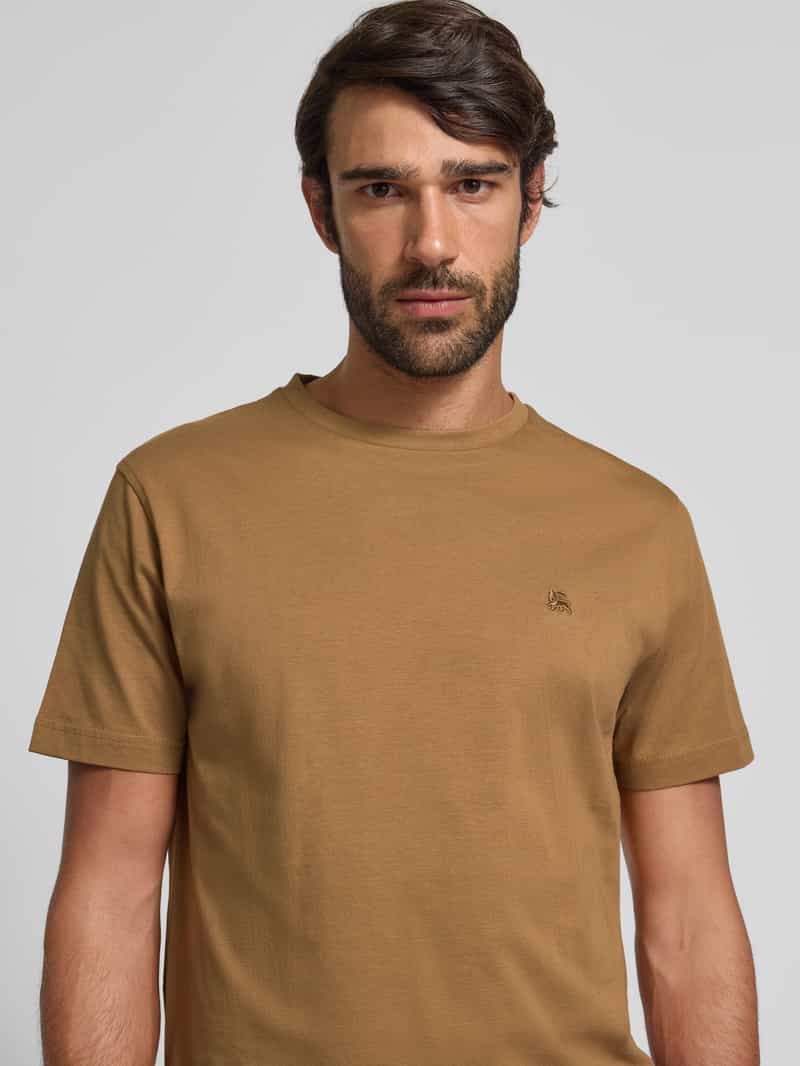 Lerros T-shirt met logostitching