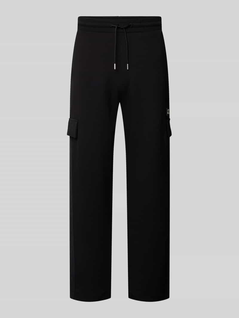 HUGO Regular fit sweatpants van katoenmix model 'DANOVOPAN'